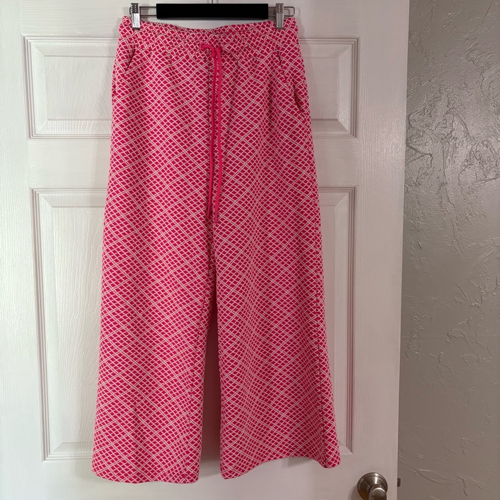 See and Be Seen Pink & White Pants